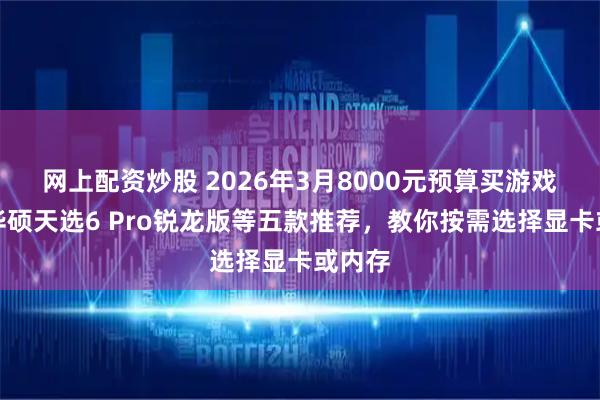 网上配资炒股 2026年3月8000元预算买游戏本，华硕天选6 Pro锐龙版等五款推荐，教你按需选择显卡或内存